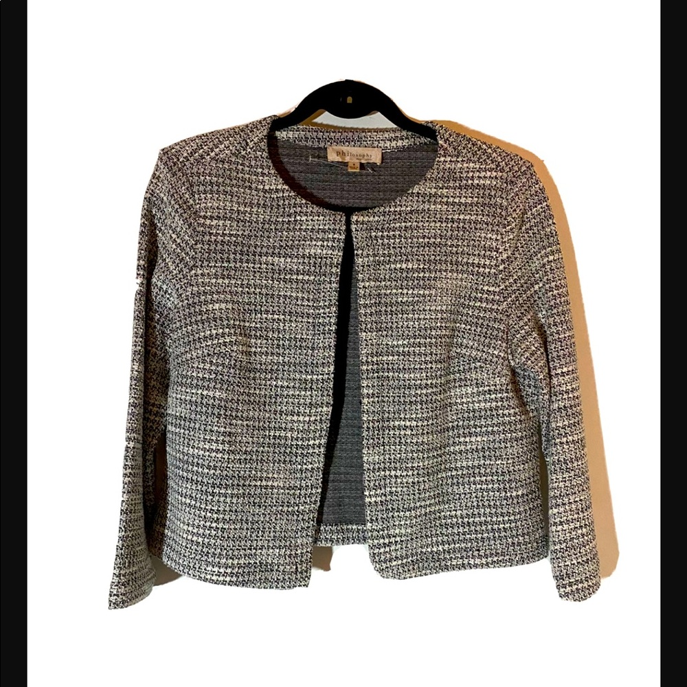 Philosophy jacket and skirt set